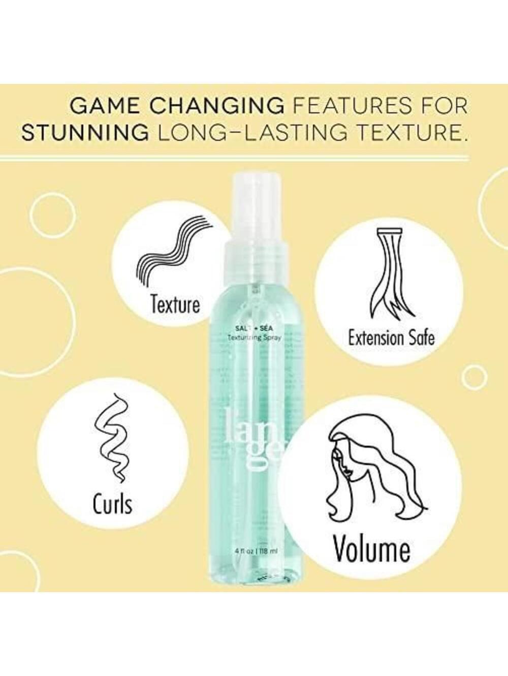 LANGE HAIR Sea Salt Texturizing Spray for Beachy Waves and Volume - Picture 3 of 7